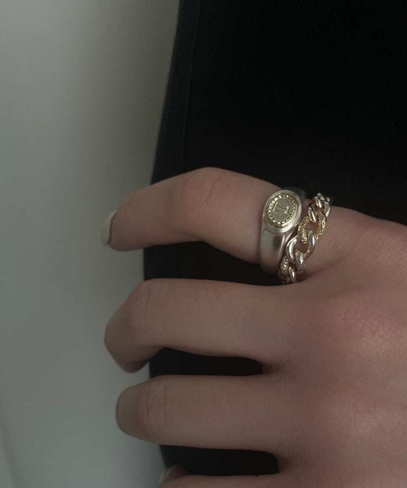 【Limited】Alphabet Ring  <#1〜6>